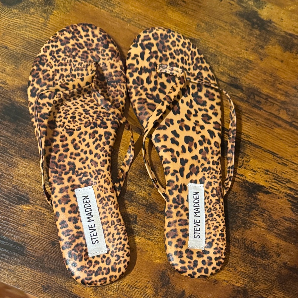 Steve Madden Animal Print Sandals